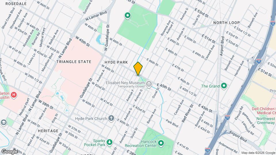 4410 Avenue F Map and Location Details