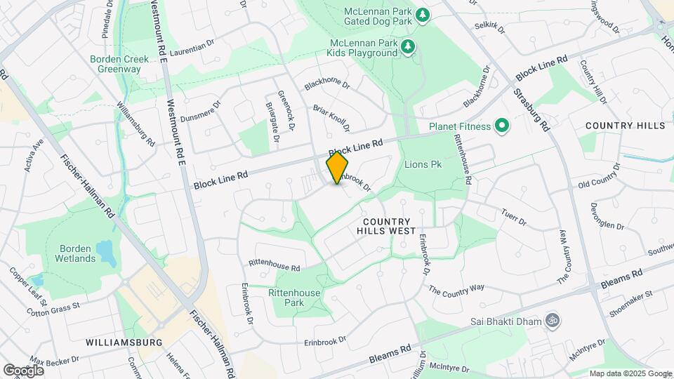 700 Erinbrook Dr Map and Location Details