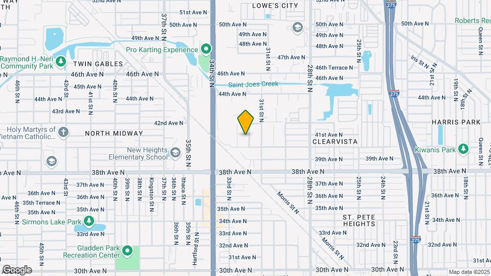 4030 32nd St N-Unit -A Mapa y Detalles de la Ubicación