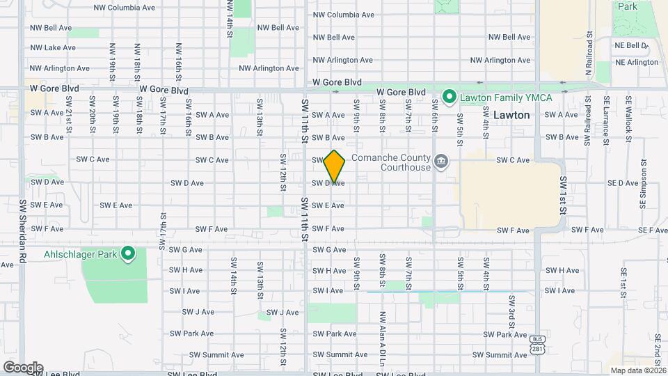 916 SW D Ave Map and Location Details