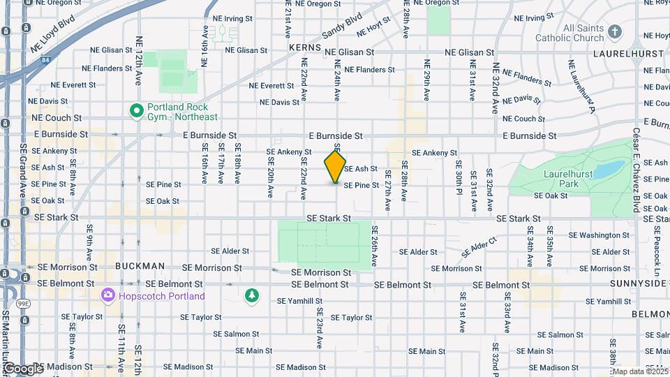2346 SE Pine St Map and Location Details