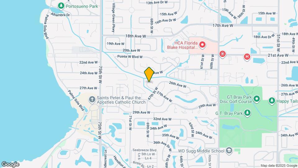 6812 Arbor Oaks Dr Map and Location Details