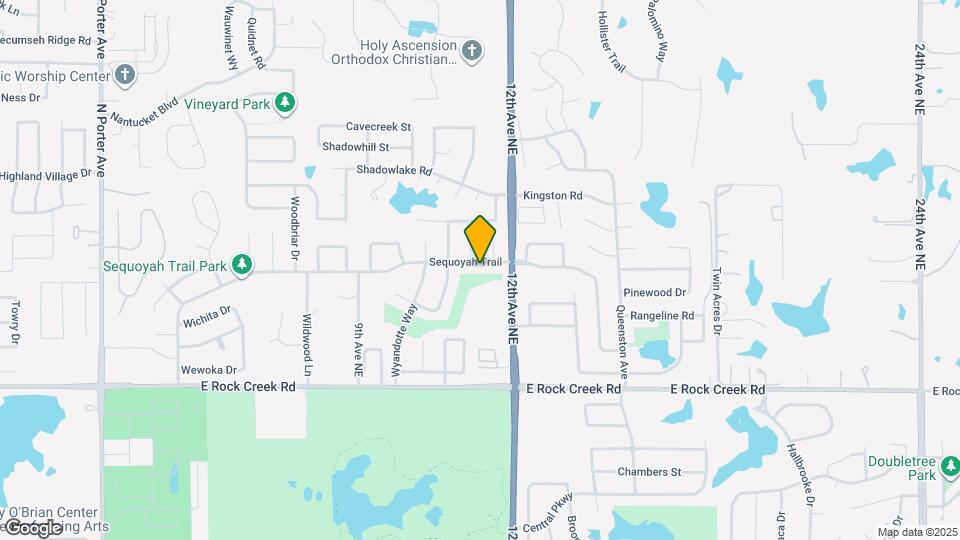 1116 Sequoyah Trail Map and Location Details