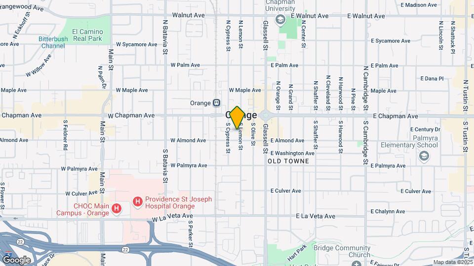 176 S Lemon St Map and Location Details