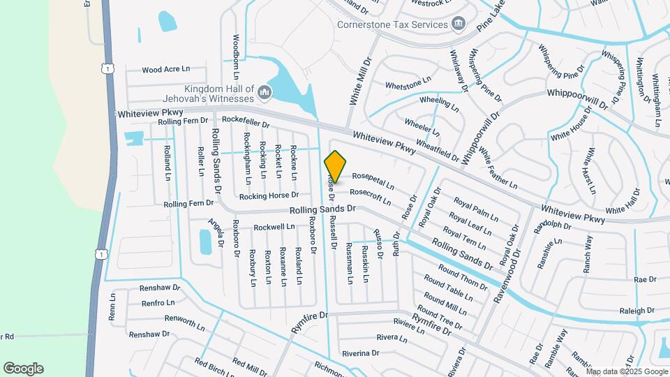 1 Rosecroft Ln Map and Location Details