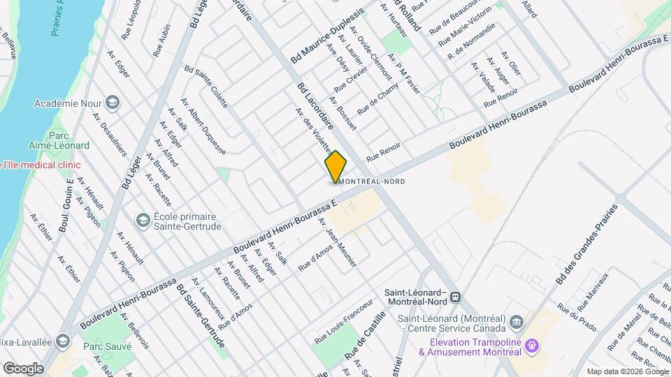 5575 Henri-Bourassa Boul E Map and Location Details