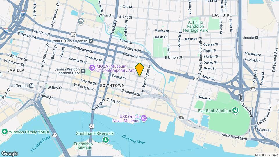417 N Liberty St Map and Location Details