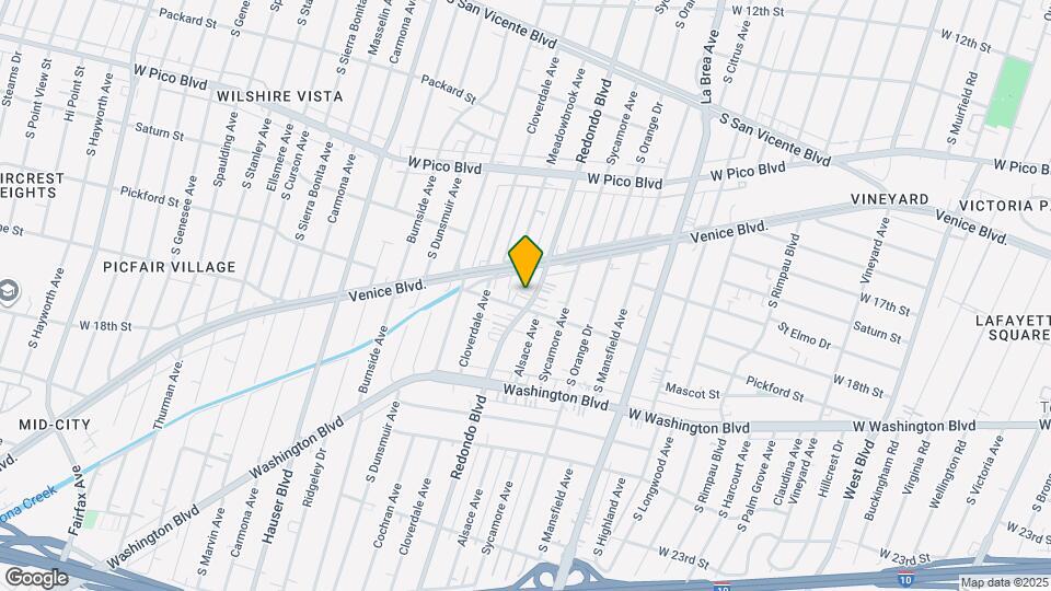 1711-1713 Redondo Blvd Map and Location Details