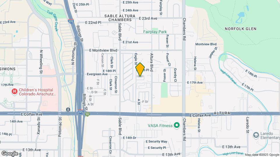 1738 Eagle St Map and Location Details