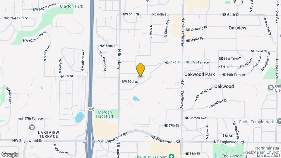 5913 N Wyandotte St Map and Location Details