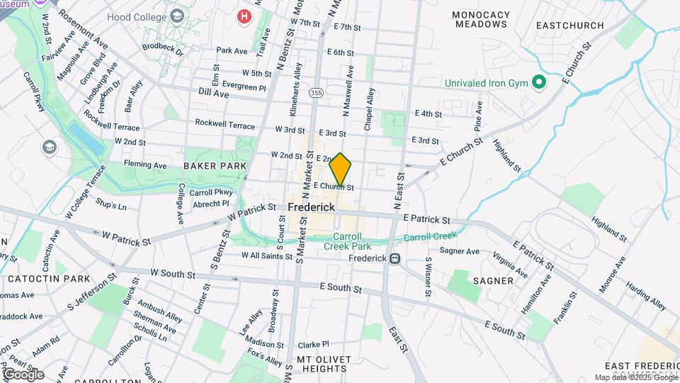100 E Church St Mapa y Detalles de la Ubicación
