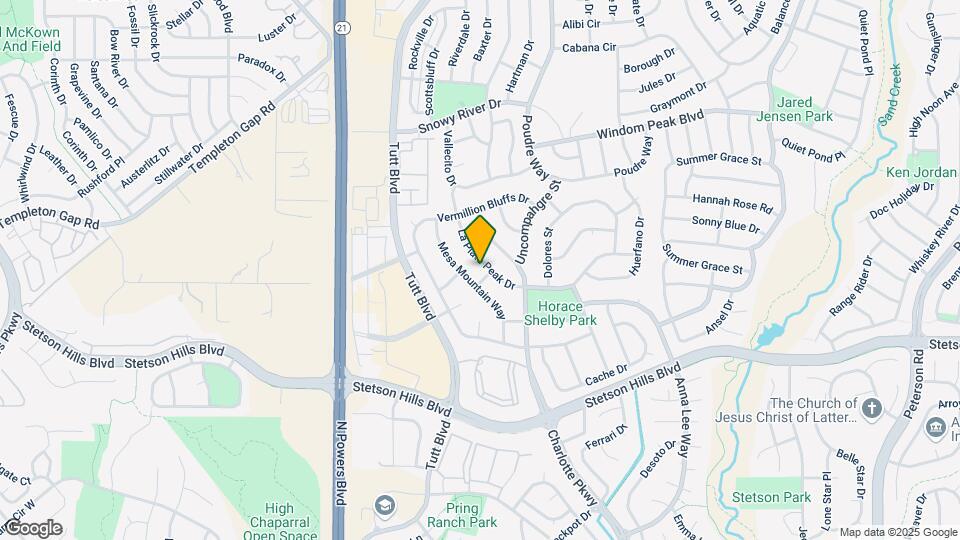 6403 La Plata Peak Dr Map and Location Details