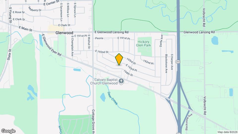 744 194th St Map and Location Details