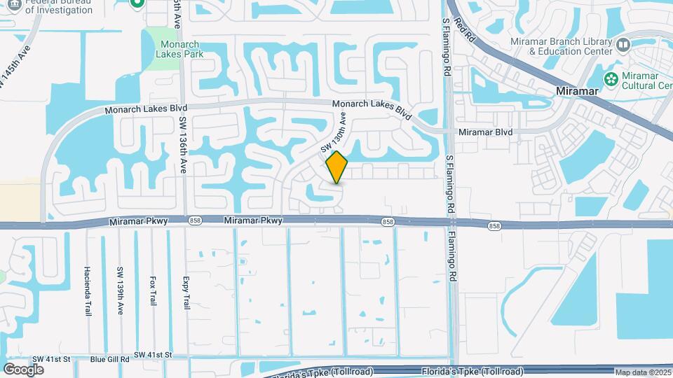 12812 SW 30th St Map and Location Details