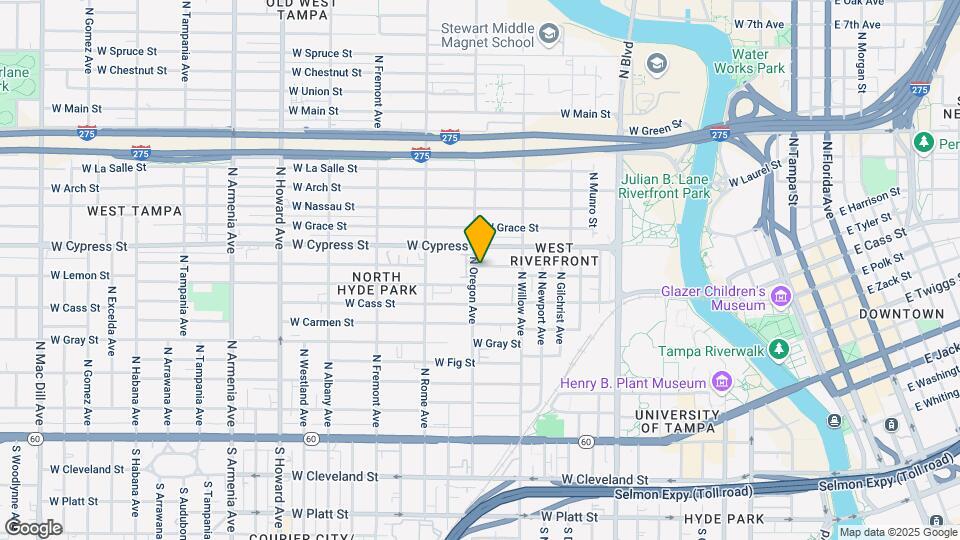 809 N Oregon Ave Map and Location Details