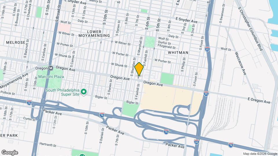 2653 S 6th St Map and Location Details