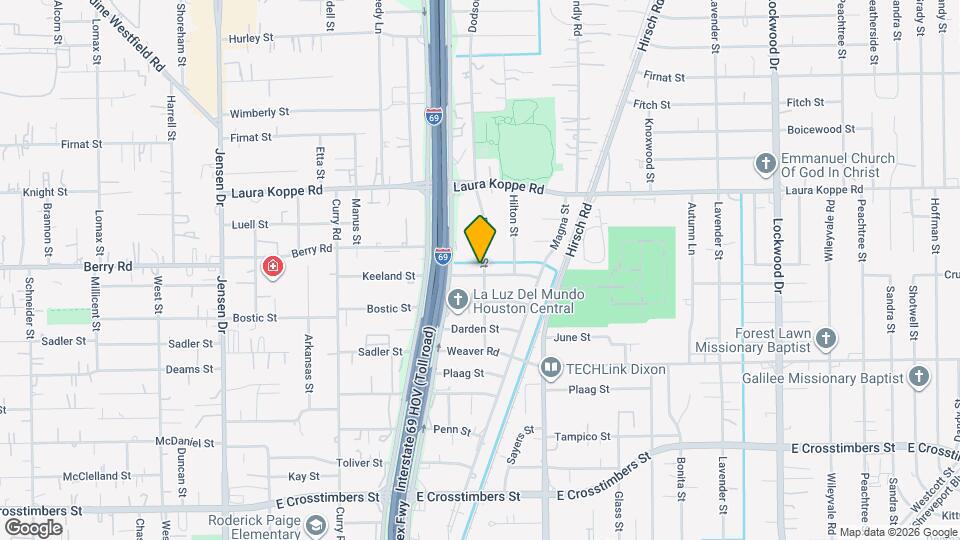 3627 Keeland St Map and Location Details