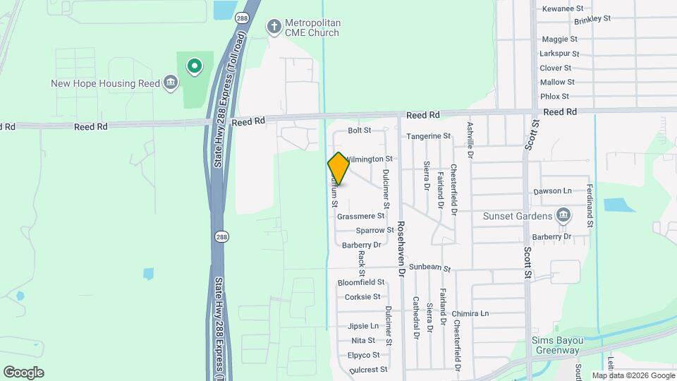 9605 Buffum St Mapa y Detalles de la Ubicación