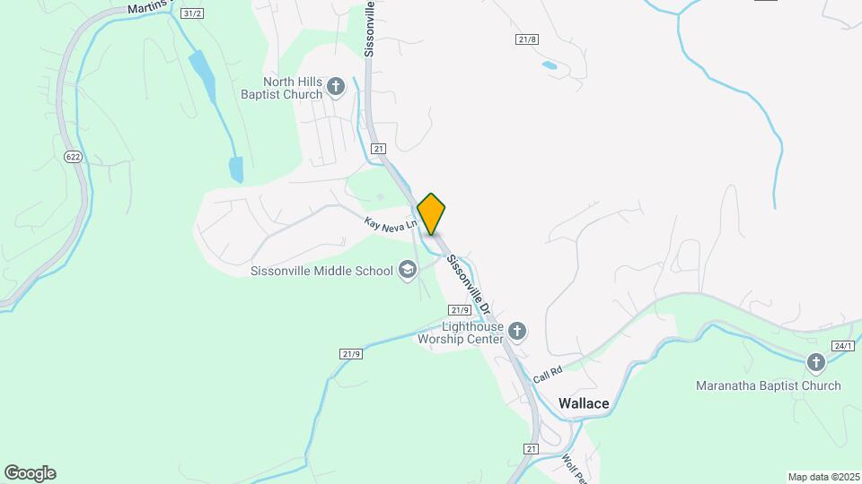 6085 Sissonville Dr Map and Location Details