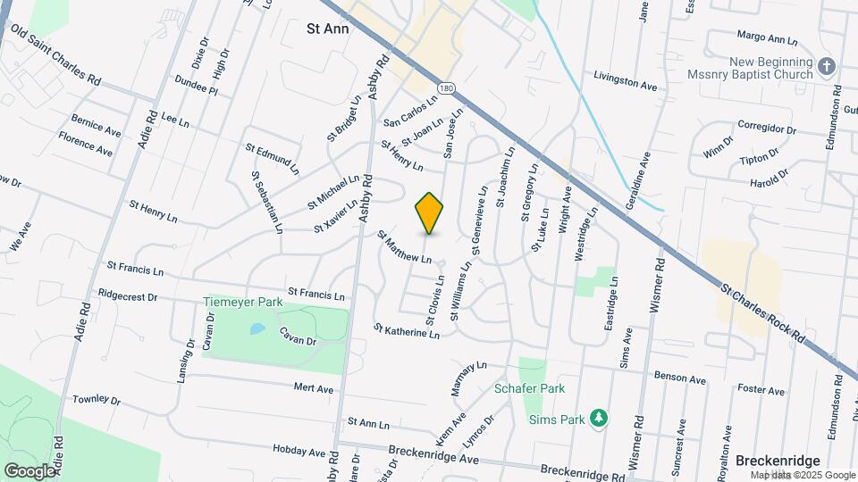 3500 San Jose Ln Map and Location Details