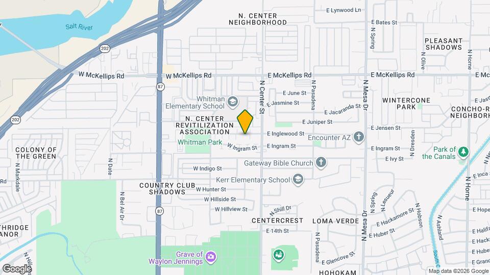 43 W Inglewood St Mapa y Detalles de la Ubicación