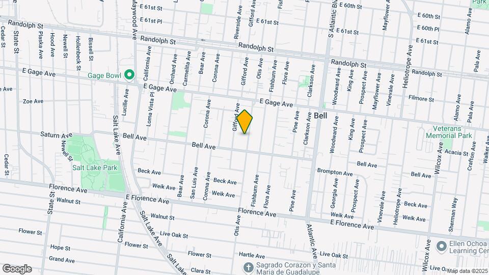 6627-6629 Otis Ave Mapa y Detalles de la Ubicación