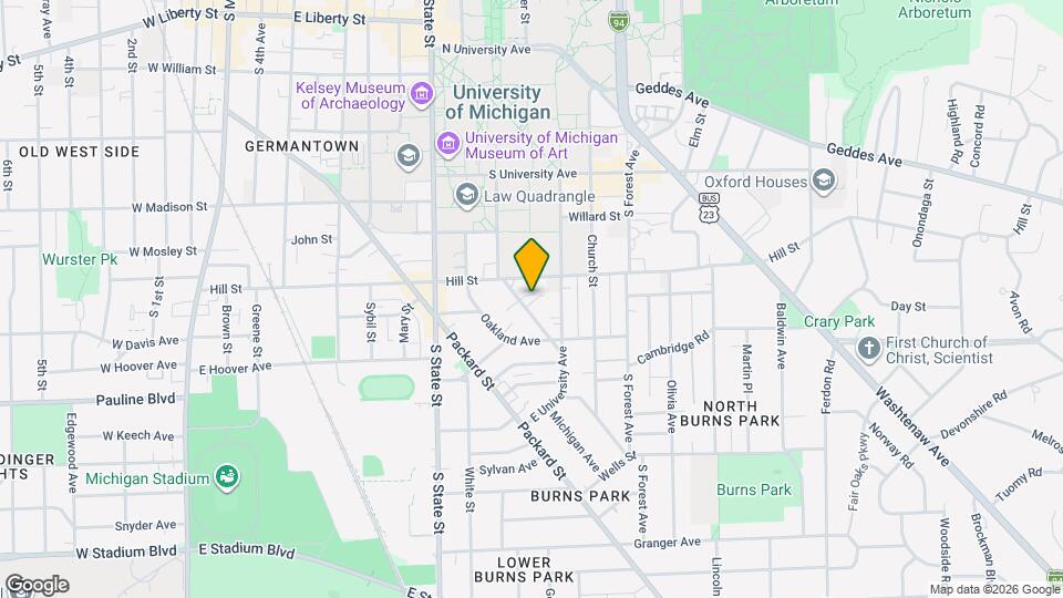 825 Tappan Map and Location Details