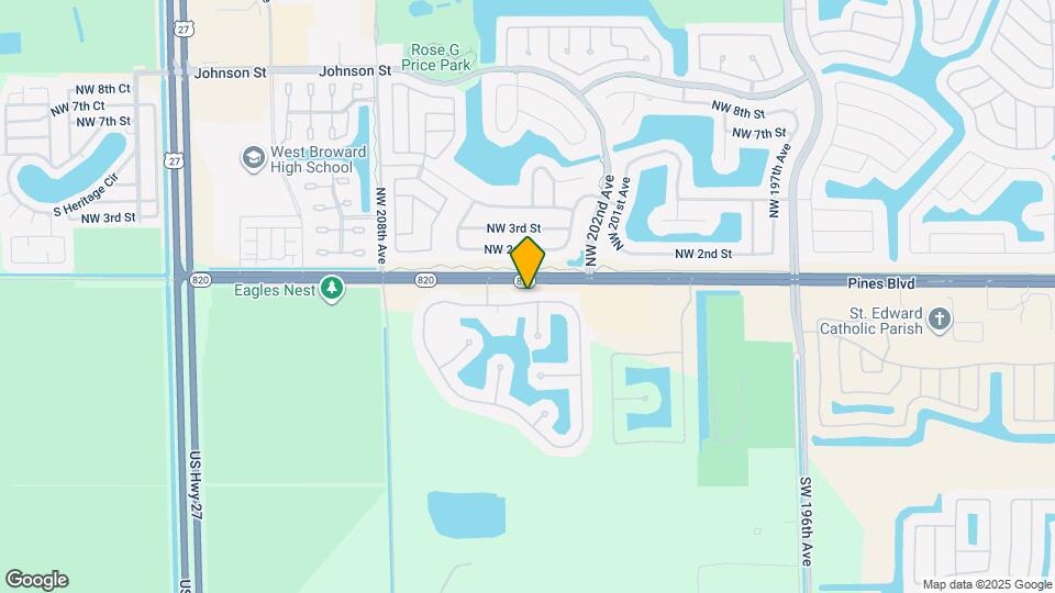 20421 SW 1st St Map and Location Details