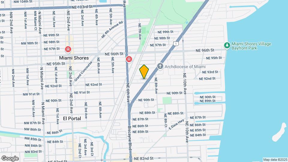 715 NE 92nd St Map and Location Details