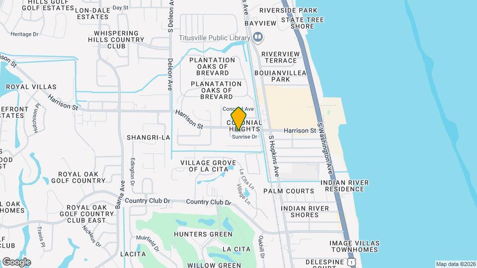 600 W Sunrise Dr Map and Location Details