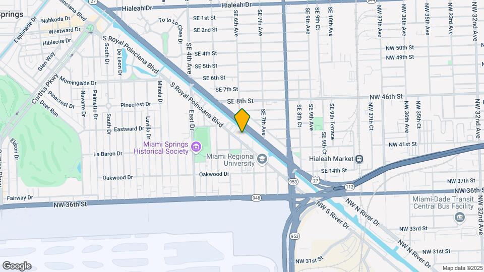 601 S Royal Poinciana Blvd Map and Location Details