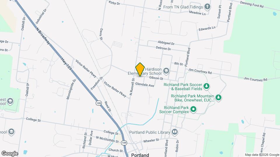 101 Gibson St, Unit B Map and Location Details