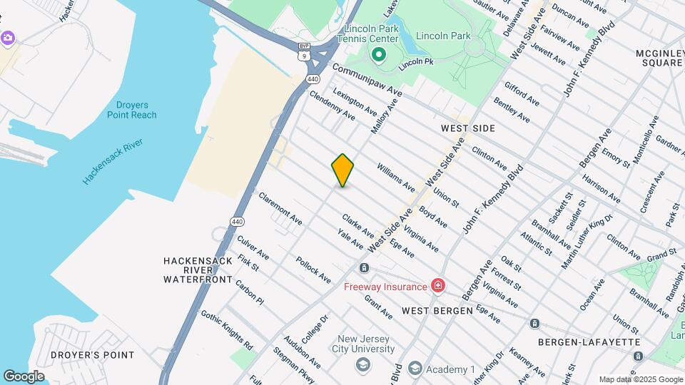 336 Ege Ave Mapa y Detalles de la Ubicación