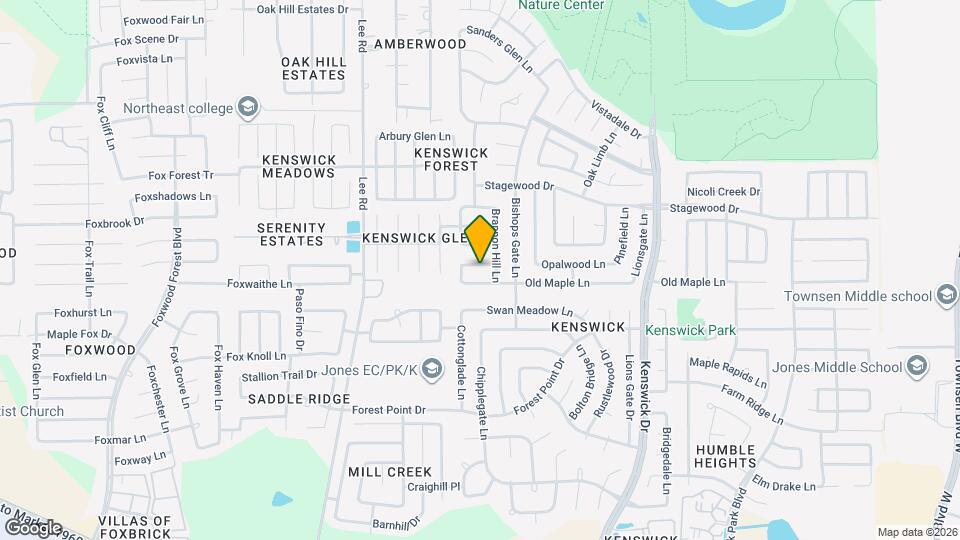 8134 Chancewood Ln Map and Location Details