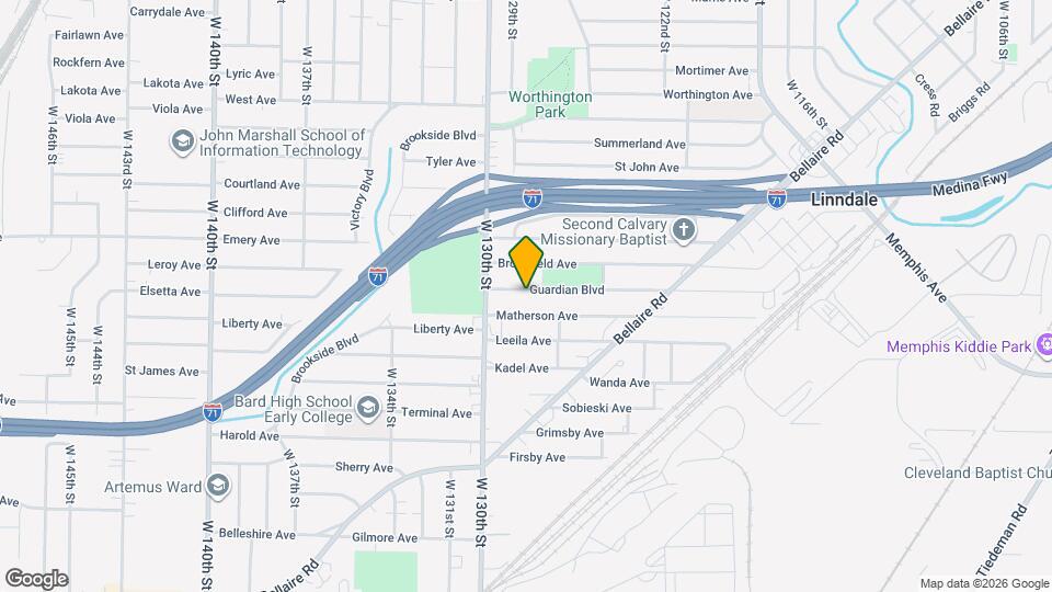 12813 Guardian Blvd Map and Location Details