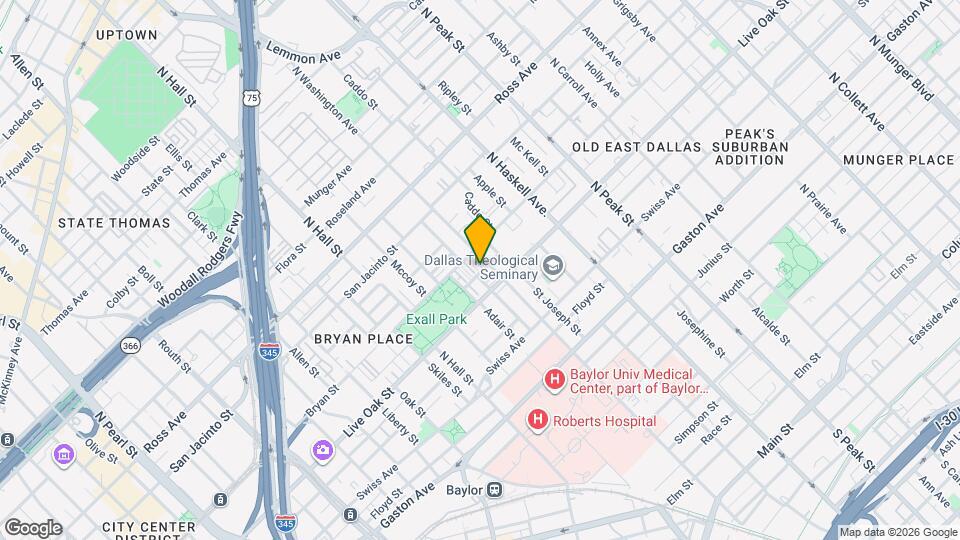 1303 Palm Springs Ln Map and Location Details