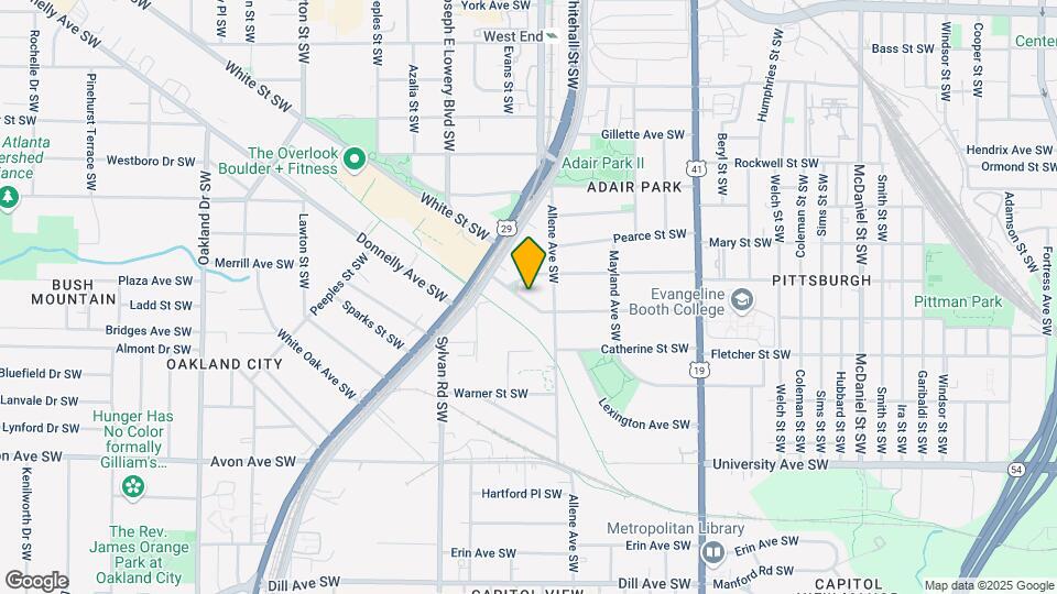 825 Brookline St SW Map and Location Details