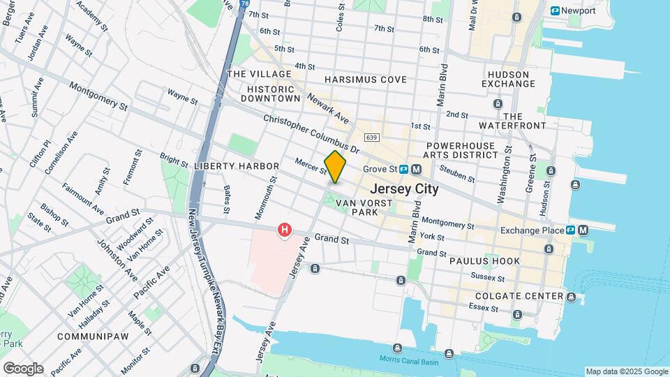 282 Montgomery St Mapa y Detalles de la Ubicación