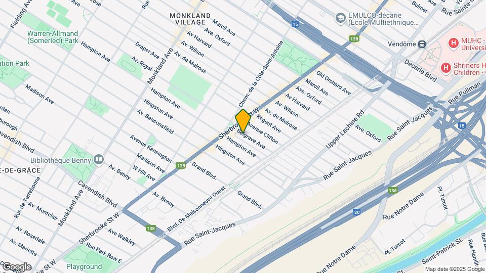 2332 Belgrave Av Map and Location Details