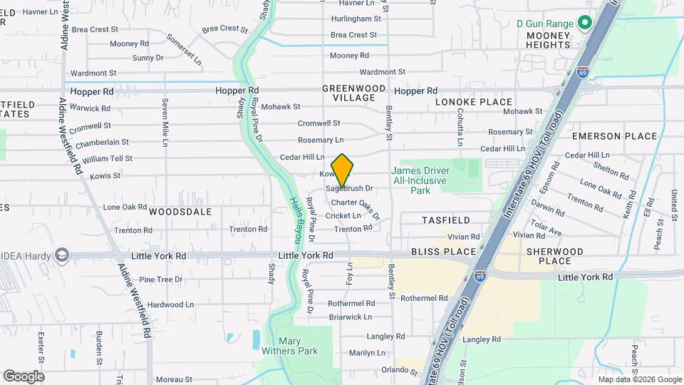 3020 Sagebrush Dr Map and Location Details