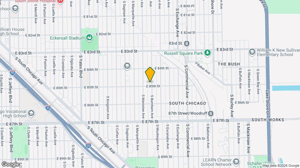 8452 S Burnham Ave, Unit 8452 S. Burnham Map and Location Details