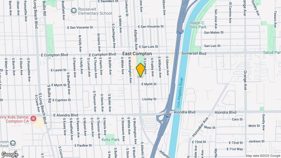 15412 S Atlantic Ave Map and Location Details