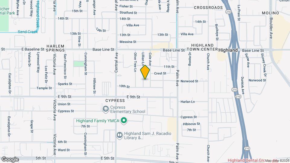 7507 Lillian Ln Mapa y Detalles de la Ubicación
