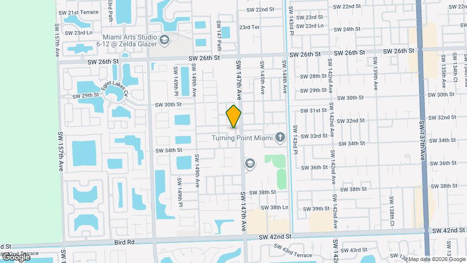 3242 SW 147th Ct Map and Location Details