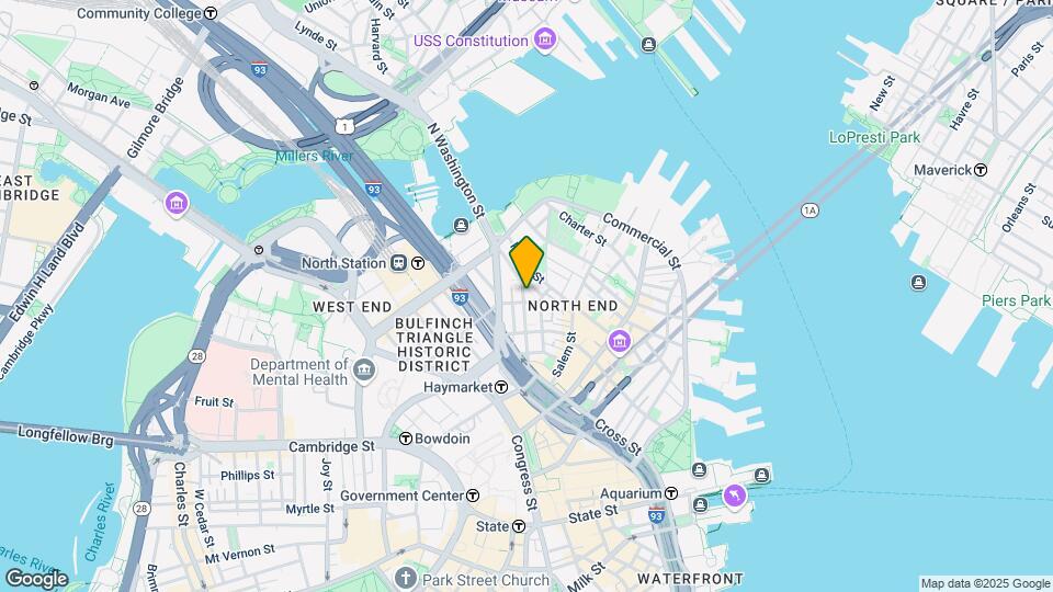 161 Endicott St Map and Location Details
