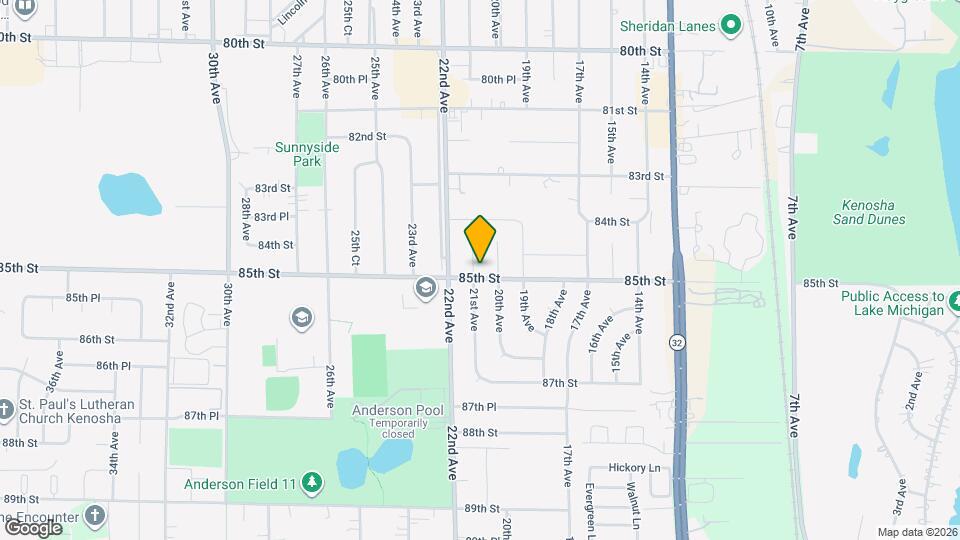 2016 85th St Map and Location Details