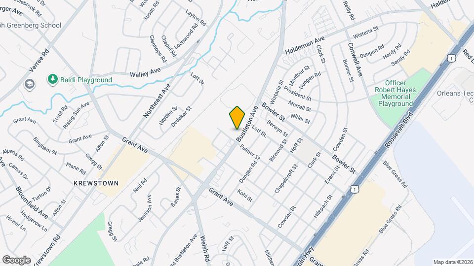 9712 Bustleton Ave Map and Location Details