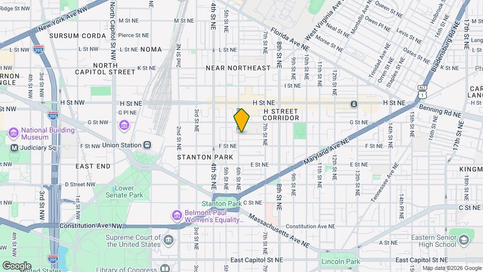 623 6th St NE Map and Location Details