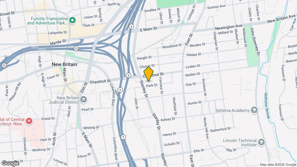 402 Park St Map and Location Details