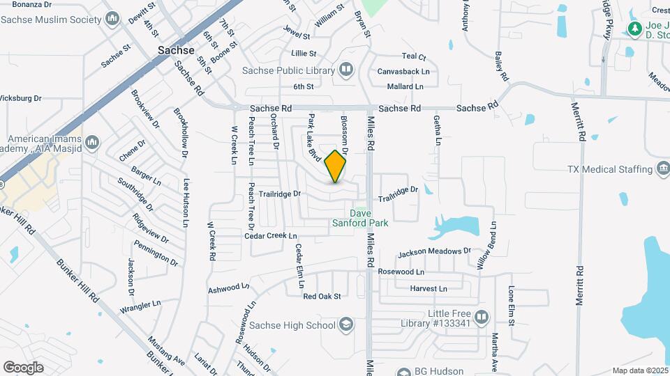 3818 Blossom Dr Map and Location Details